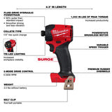 M18 FUEL SURGE 1/4" Hex Hydraulic Driver