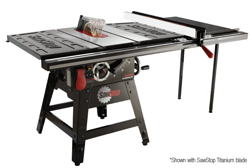 SawStop CNS175-TGP236 Contractor Saw with 36” T-Glide Fence Assembly