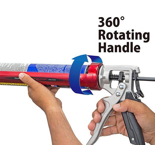 Convoy Super, rotary caulk gun, 310 ml / 1/10 gallon