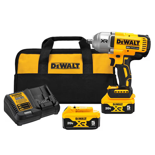 DEWALT DCF900P2 20V MAX XR 3 SPEED 1/2" HIGH TORQUE IMPACT WRENCH (HOG RING) (5.0AH) W/ 2 BATTER