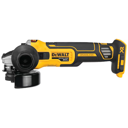 DEWALT DCG405B 20V MAX XR 4-1/2" ANGLE GRINDER W/SLIDE SWITCH