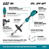 Makita DUX18Z 18V LXT Split Shaft Power Unit (Tool Only)