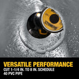 DEWALT Impact Connect Inside PVC Pipe Cutter DEWDWAIPCIR