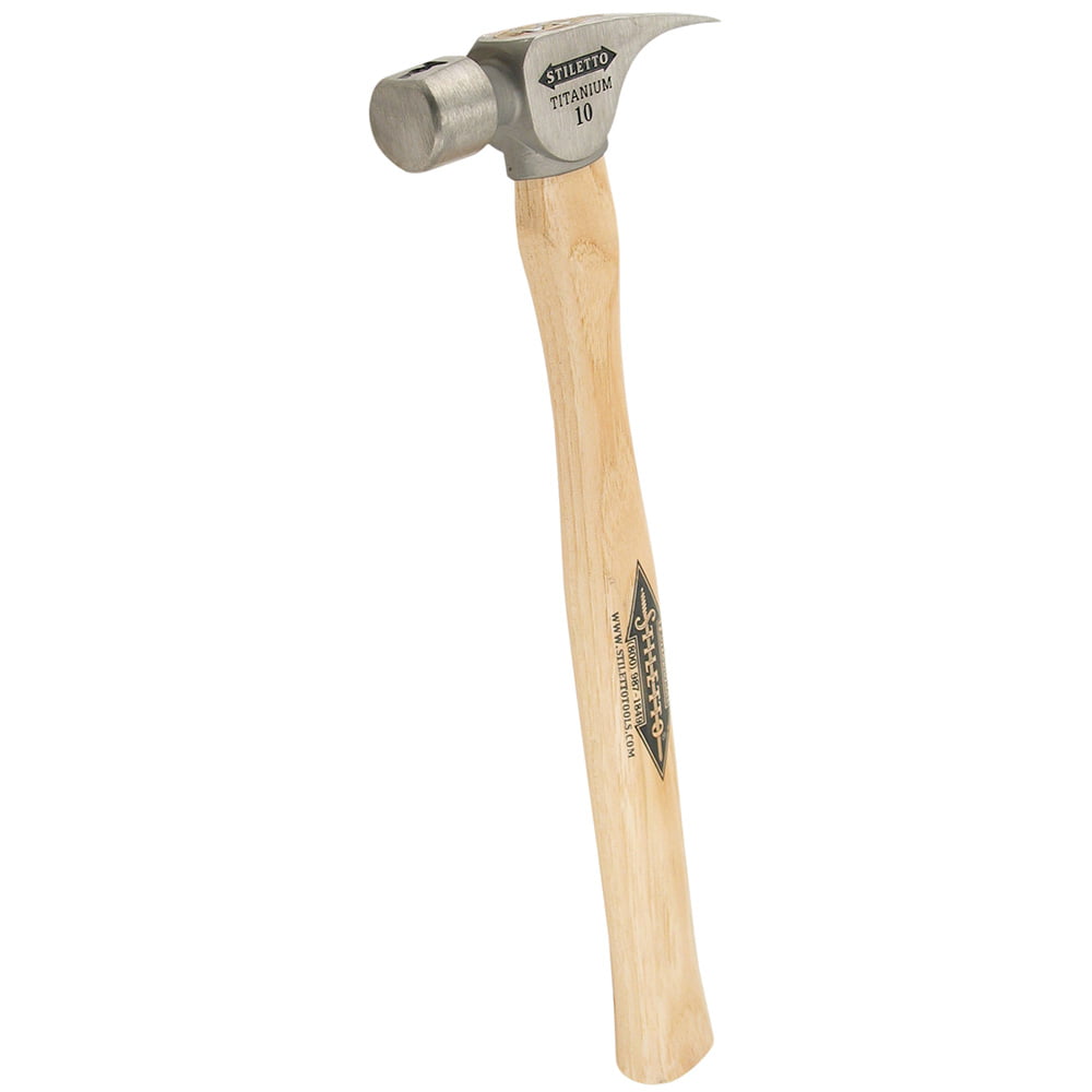 STILETTO® FH10S 10oz Titanium Smooth Face / Straight 16" Finish hammer