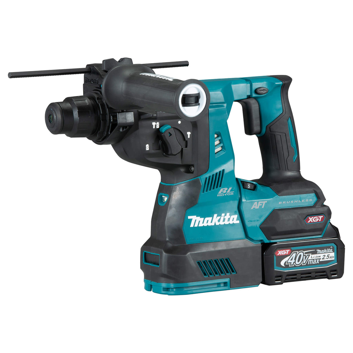 MAKITA HR001GM101 40V MAX XGT Li-Ion (4.0 Ah) 1-1/8” Rotary Hammer Kit with Brushless Motor, AWS & AFT