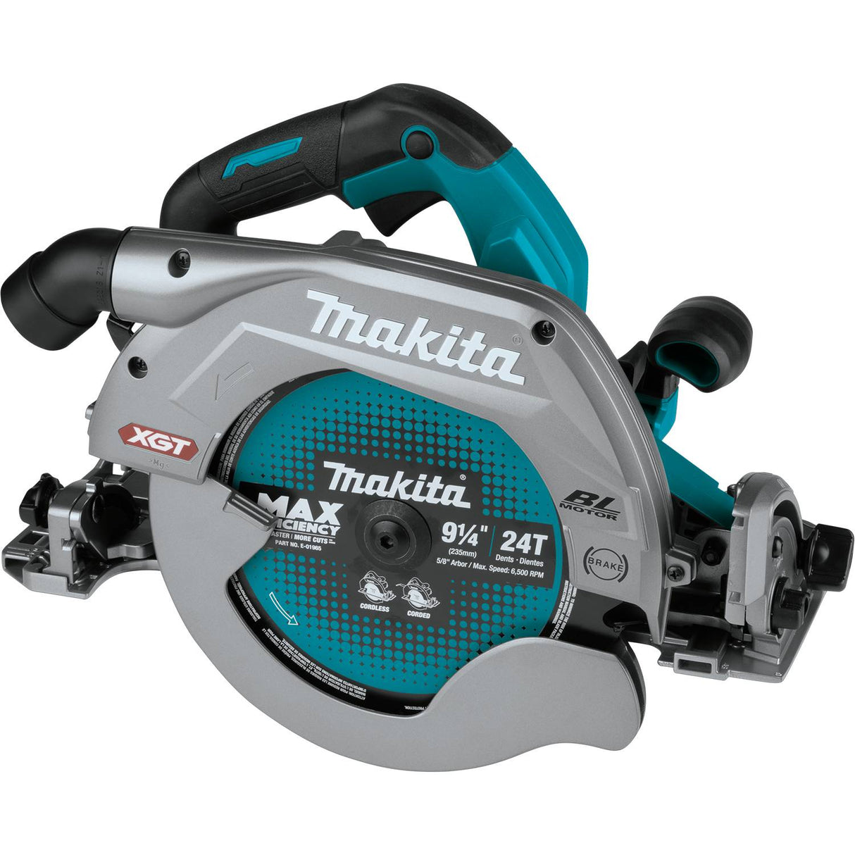MAKITA HS009GZ 40V max XGT Brushless Cordless 9-1/4" Circular Saw w/ AWS & Guide Rail Base (Tool Only)