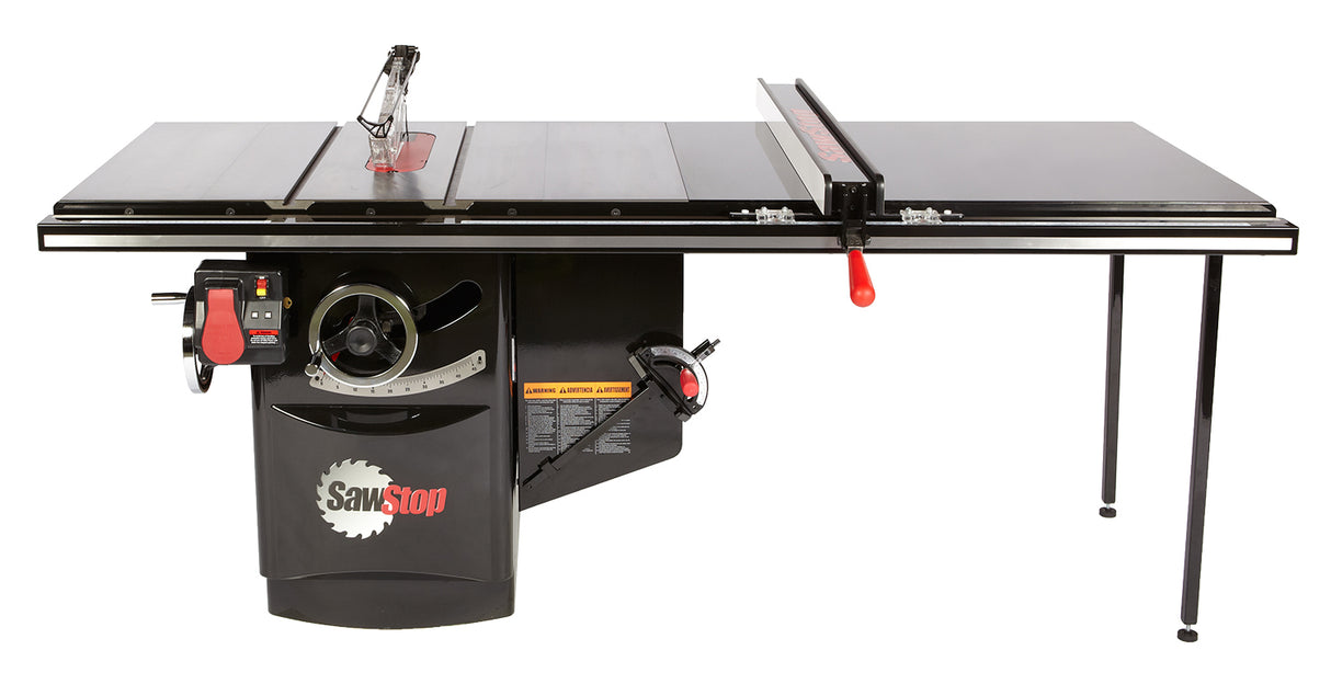 SawStop ICS53480-52 Industrial Cabinet Saw with 52" T-Glide Fence Assembly