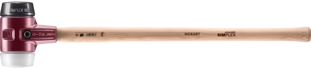 Halder 3027081 Halder 80 Simplex Sledge White Superplastic and Black Rubber 7.5lbs.