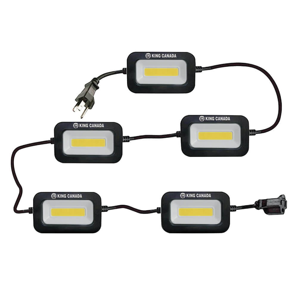 KING CANADA K-5016-5LED 5000 LUMEN 50FT. 5 LED STRING LIGHT