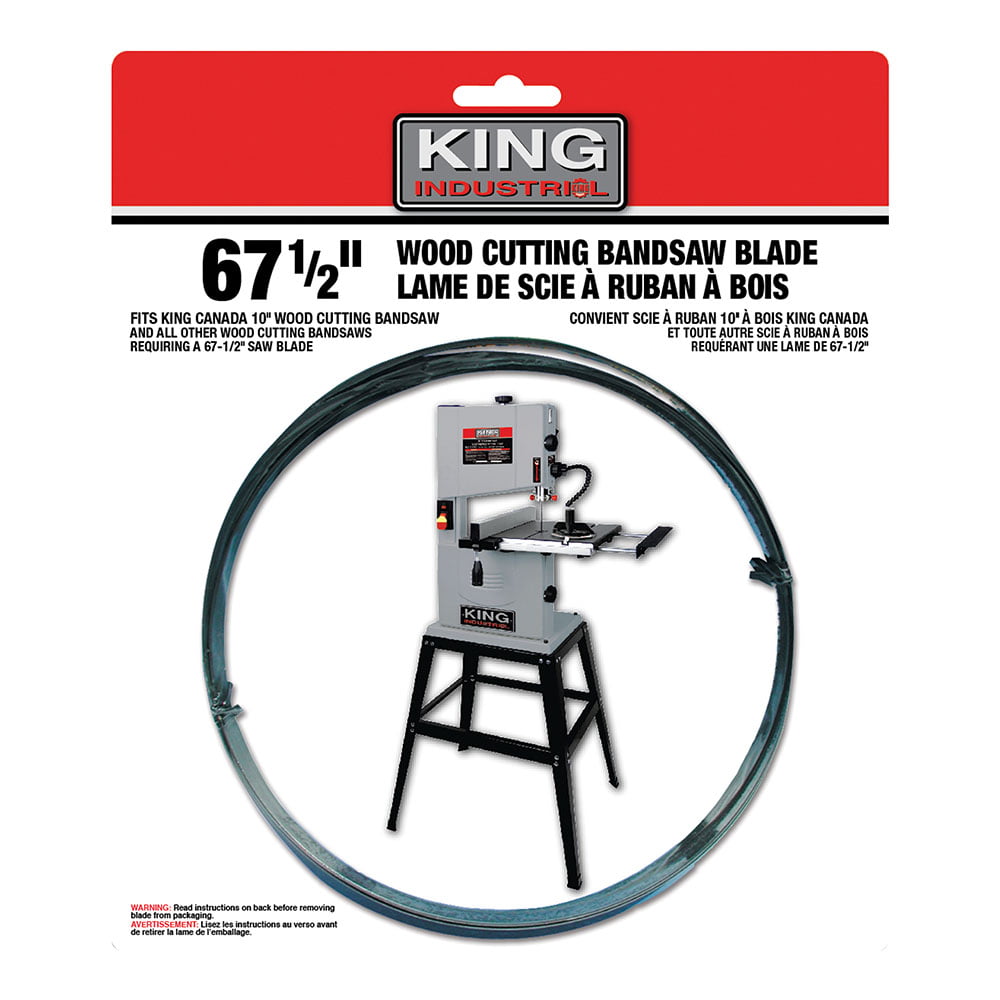 KING CANADA KBB-1014-6 67-1/2" X 0.025" X 1/4" -6 TPI WOOD BANDSAW BLADE