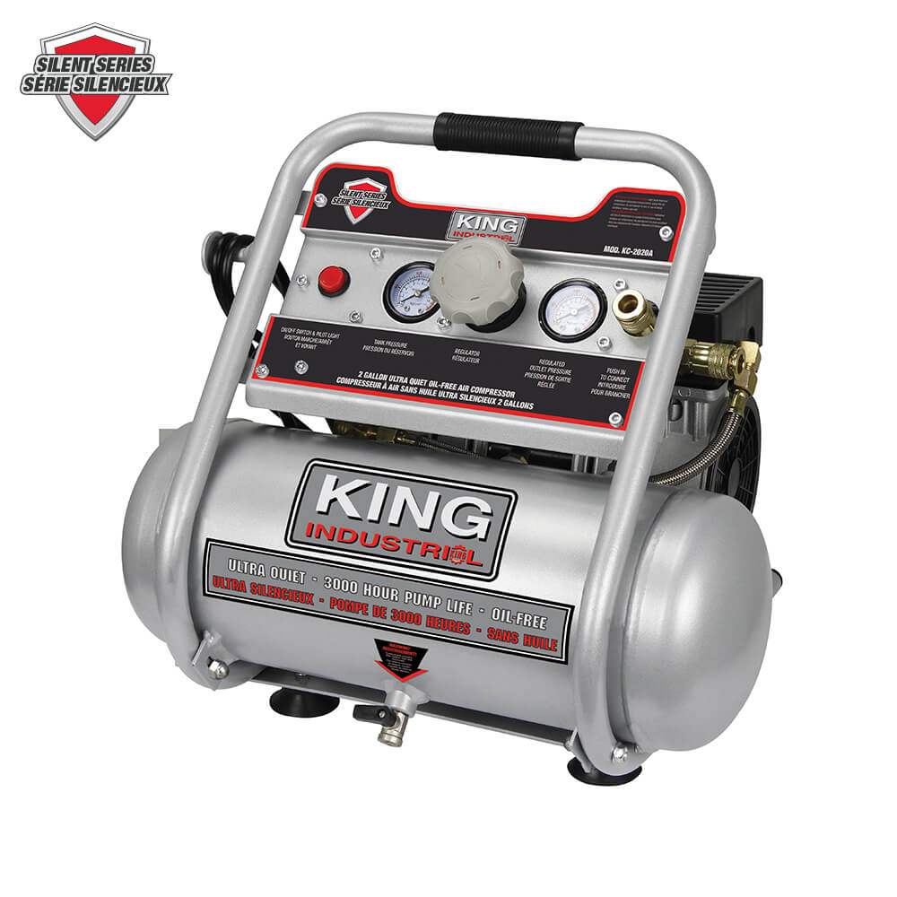 KING CANADA KC-2020A 2 GALLON OIL-FREE AIR COMPRESSOR
