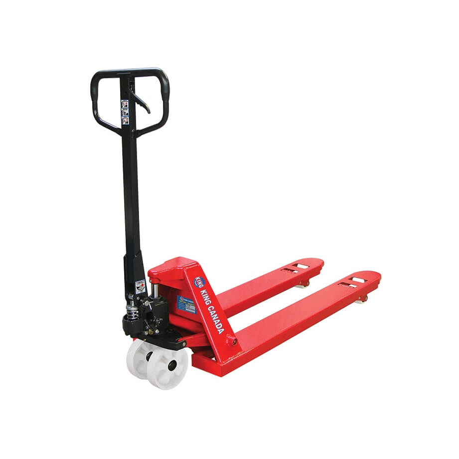 KING CANADA KC-2748NP 27" X 48" PALLET TRUCK W/POLYURETHANE WHEELS