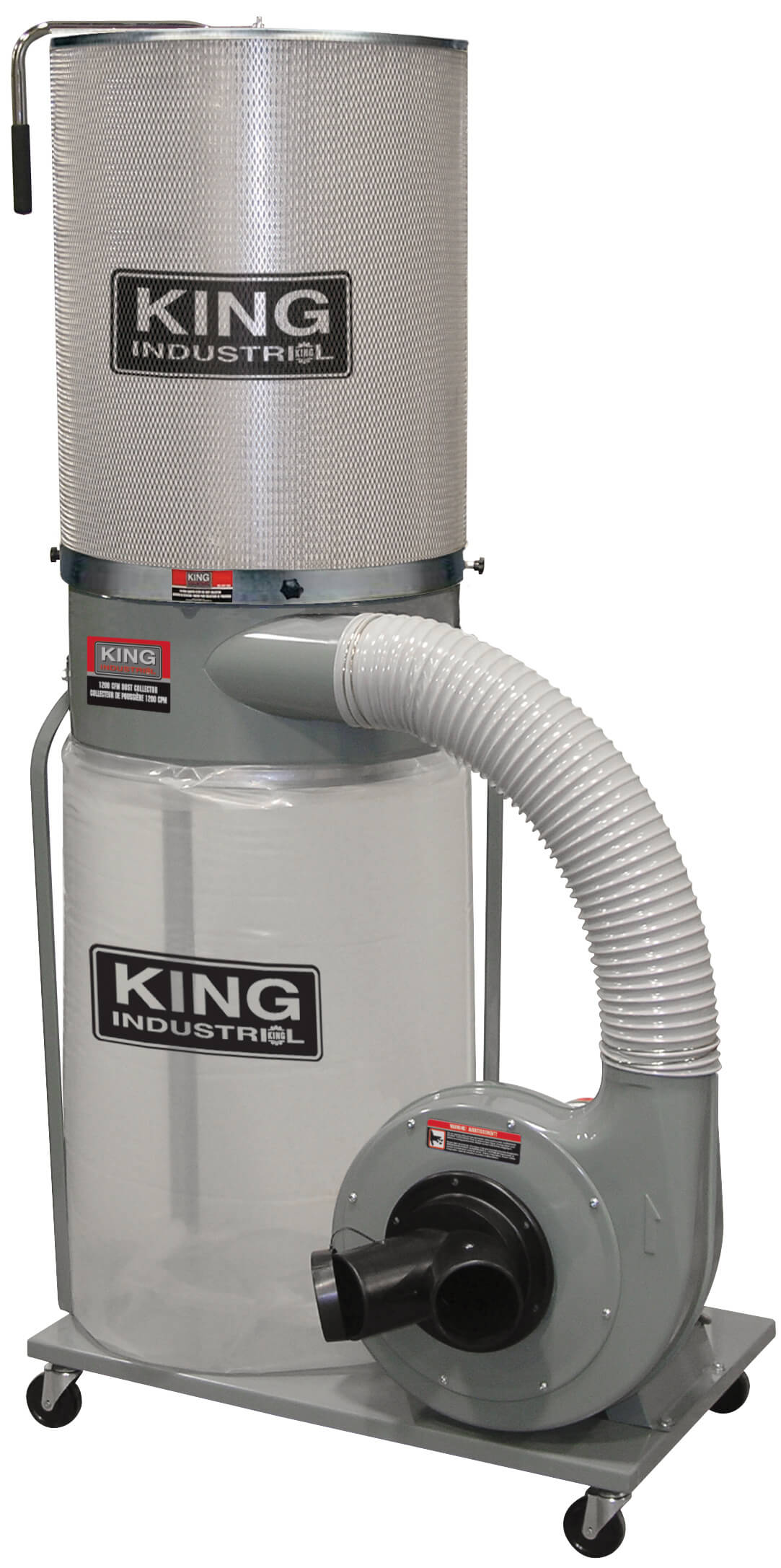KING CANADA KC-3105C/KDCF-3500 1200 CFM DUST COLLECTOR WITH CANISTER FILTER