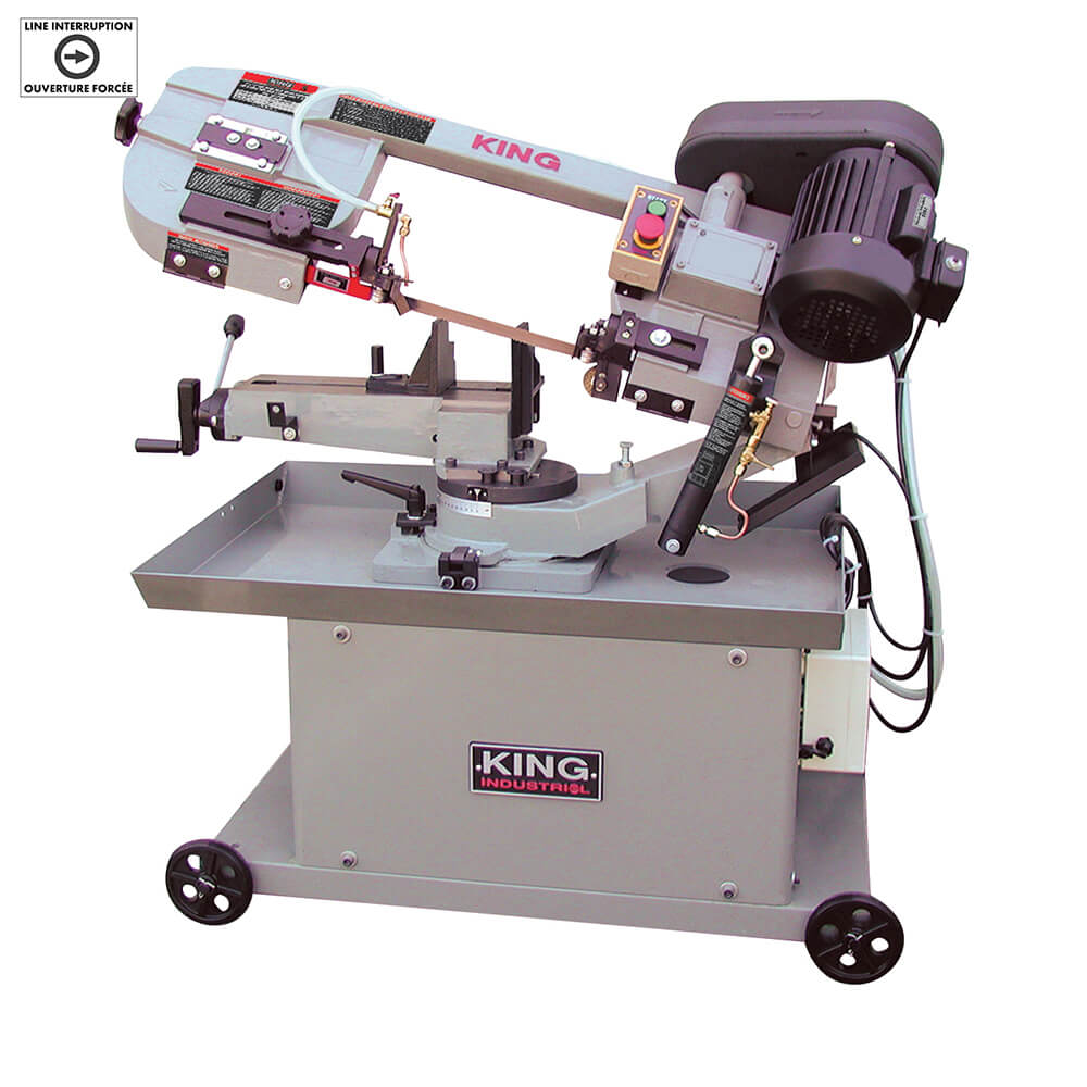 KING CANADA KC-712DS 7" X 12" DUAL SWIVEL METAL CUTTING BANDSAW