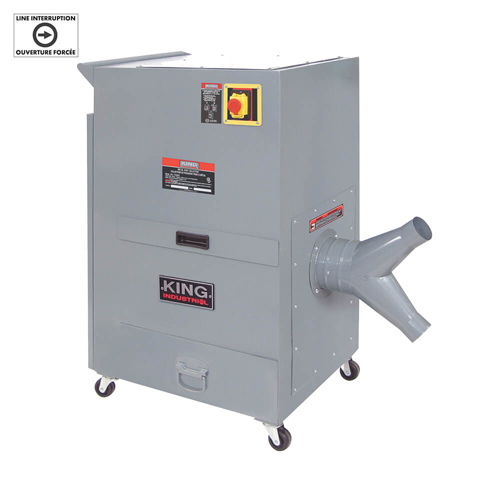 KING CANADA KC-7300C 2 HP METAL DUST COLLECTOR