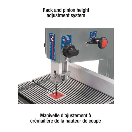9" WOOD BANDSAW WITH LASER