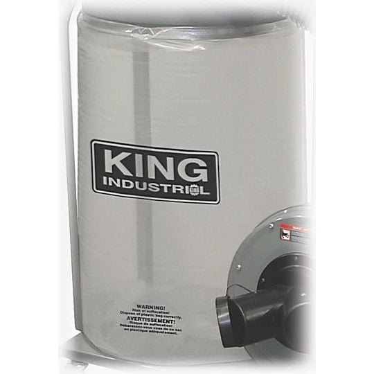 KING CANADA KDCB-5 5 PC. SEE THROUGH PLASTIC BOTTOM DUST BAG KIT