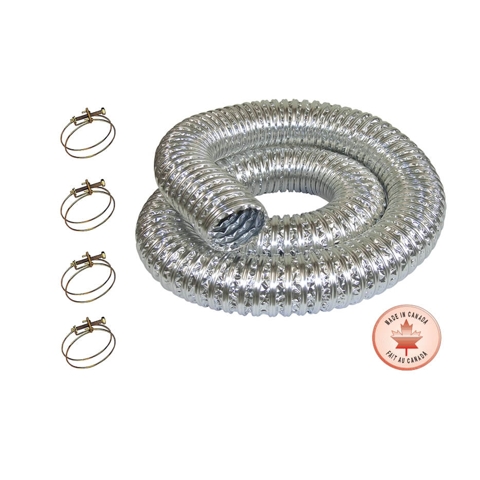 KING CANADA KM-102  2 PC. 3" X 8' FIREPROOF HOSES & CLAMPS KIT