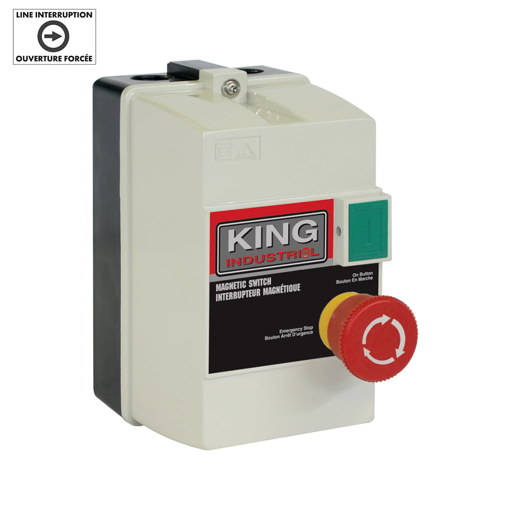 KING CANADA KMAG-110-811 110V MAGNETIC SWITCH (8-11 AMP.)