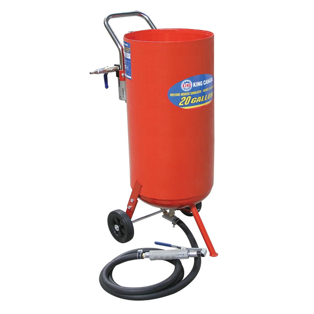 KING CANADA KSB-20 20 GALLON PRESSURE ABRASIVE SANDBLASTER