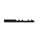 BLADES 5" PLAIN END DOUBLE TOOTH (12 PC)