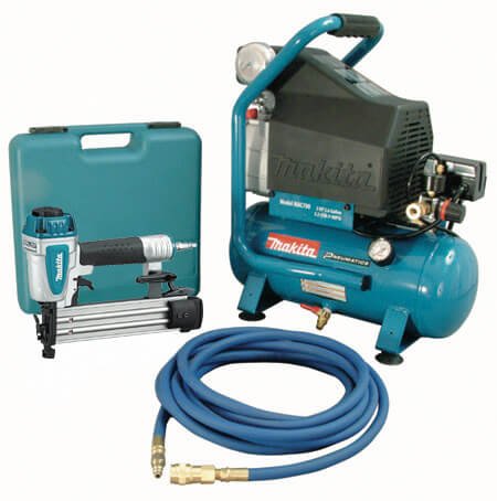 MAKITA MAC700-KIT3 2 hp Air Compressor And Brad Nailer Kit
