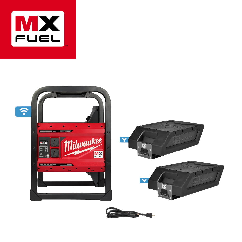MILWAUKEE MXF002-2XC MX FUEL™ CARRY-ON™ 3600W/1800W Power Supply Kit