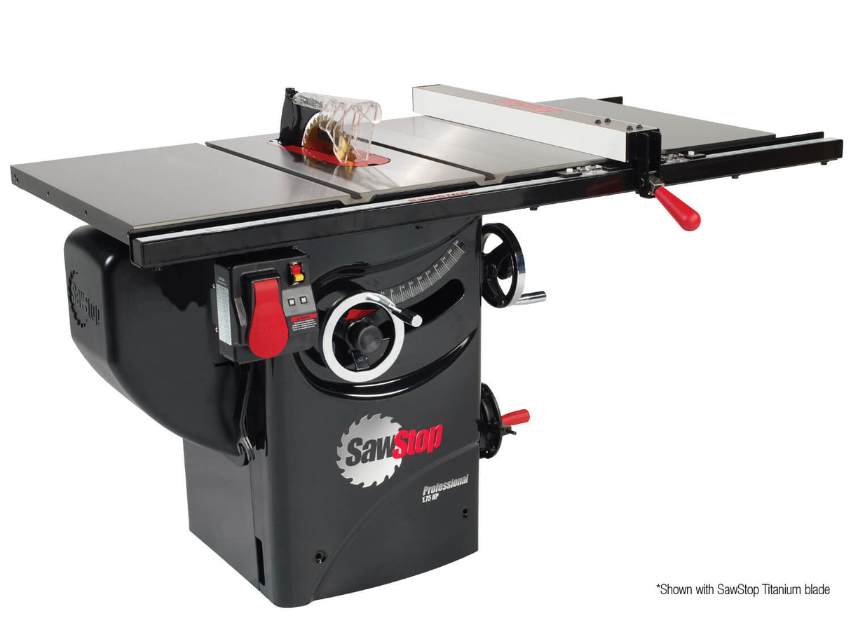 SawStop PCS175-PFA30 Professional Cabinet Saw with 30" Premium Fence Assembly