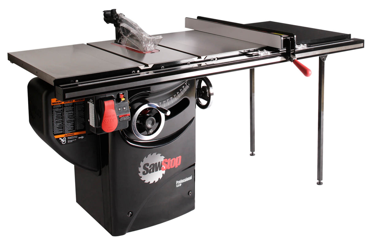 SawStop PCS31230-TGP236 Professional Cabinet Saw with 36" T-Glide Fence Assembly