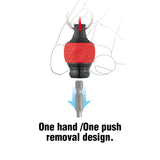 Ball Grip Carrying Bit Holder (Red)