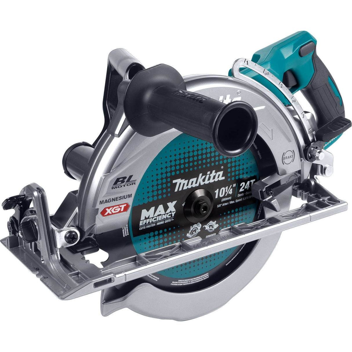 MAKITA  RS002GZ 40V MAX XGT Li-Ion (4.0 Ah) 10-1/4" Rear-Handle Circular Saw with Brushless Motor & AWS (Tool Only)