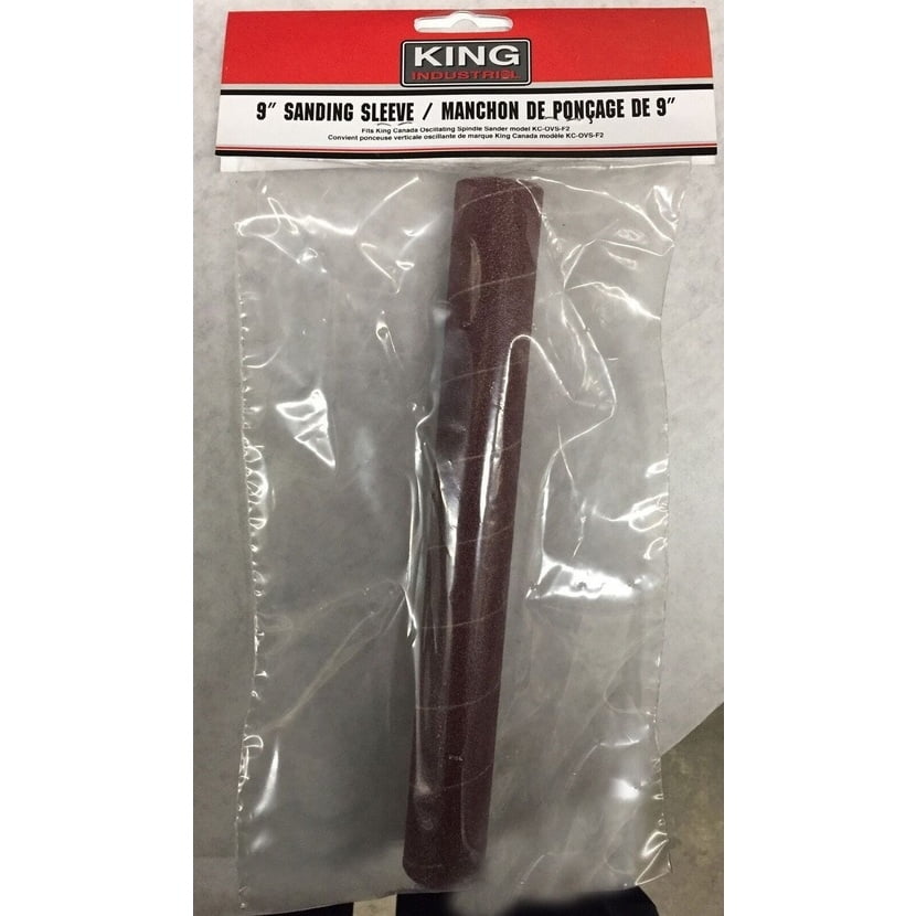 KING CANADA SL-910-80 9" X 1" -80 GRIT WOOD SANDING SLEEVE