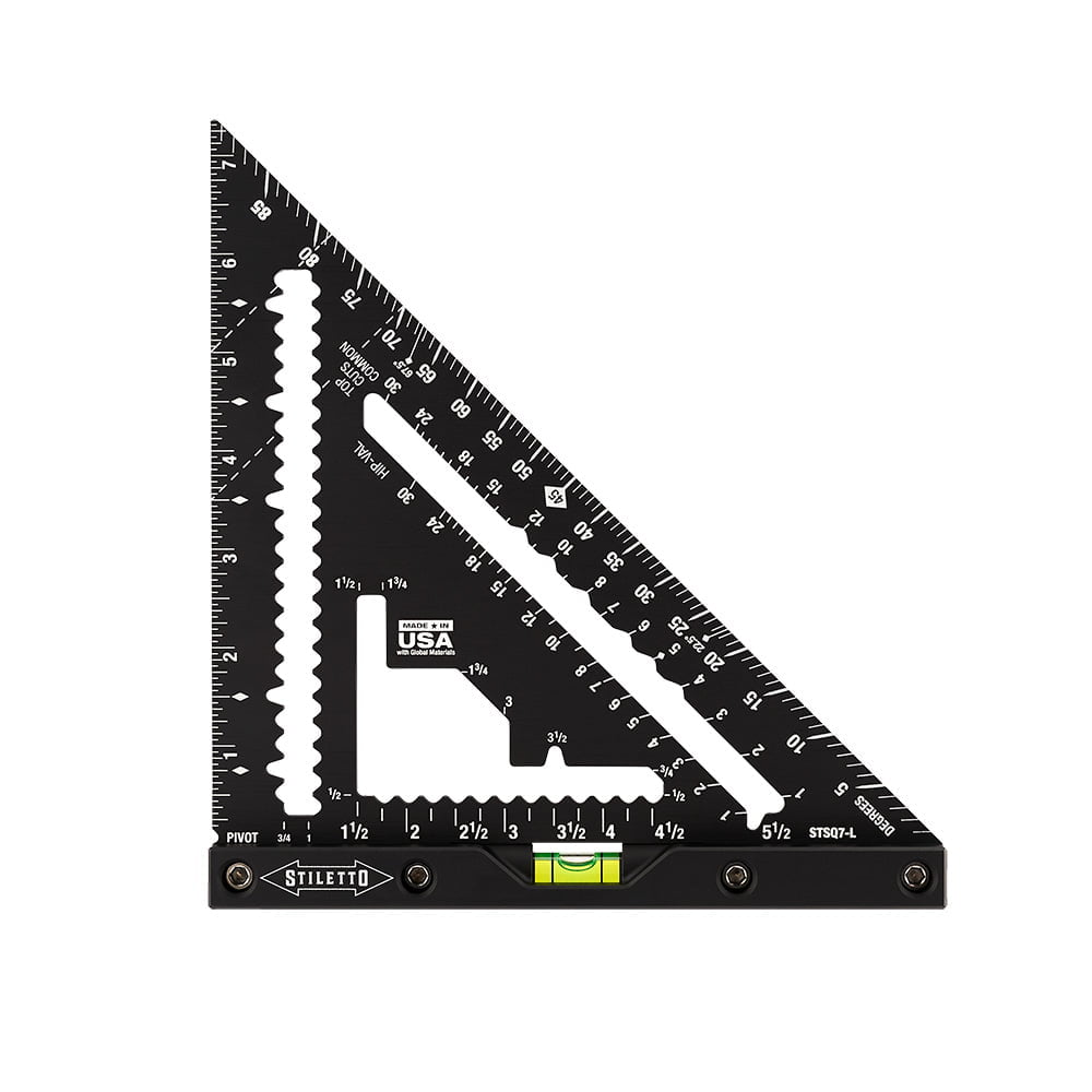 STILETTO® STSQ7-L 7" Carpenter Square with Level