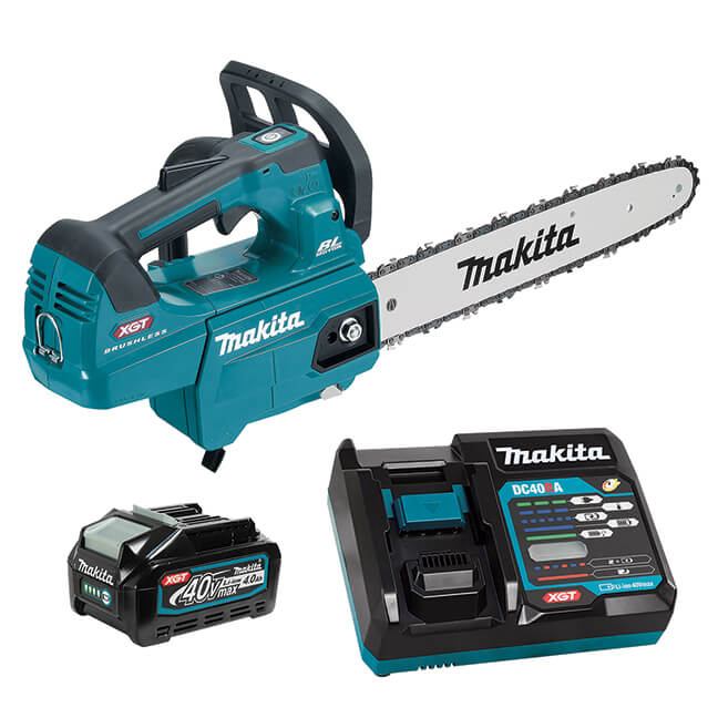 MAKITA UC004GM101 40V max XGT Cordless Brushless 14" Top Handle Chainsaw w/WetGuard (4.0Ah Kit)