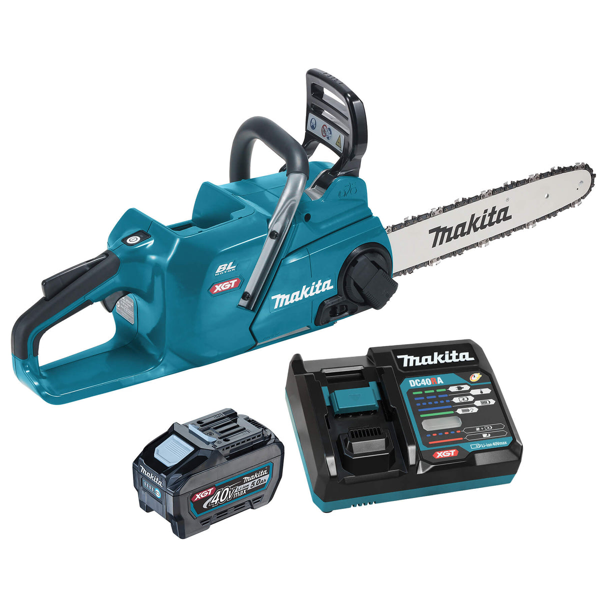MAKITA UC015GT101 40V max XGT Brushless Cordless 14" Rear-Handle Chainsaw w/Wet Guard (5.0Ah Kit)