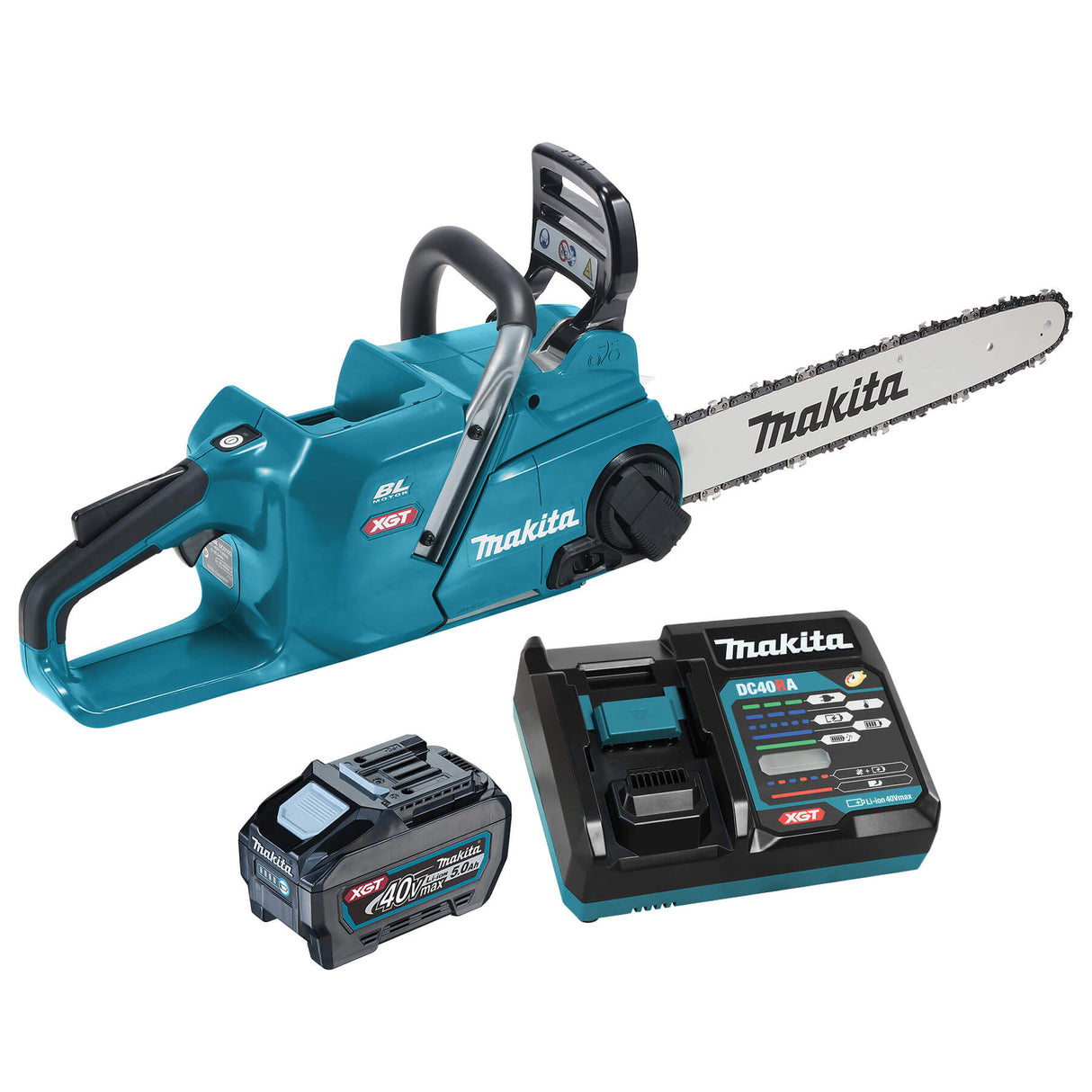 MAKITA UC016GT101 40V max XGT Brushless Cordless 16" Rear-Handle Chainsaw w/Wet Guard (5.0Ah Kit)