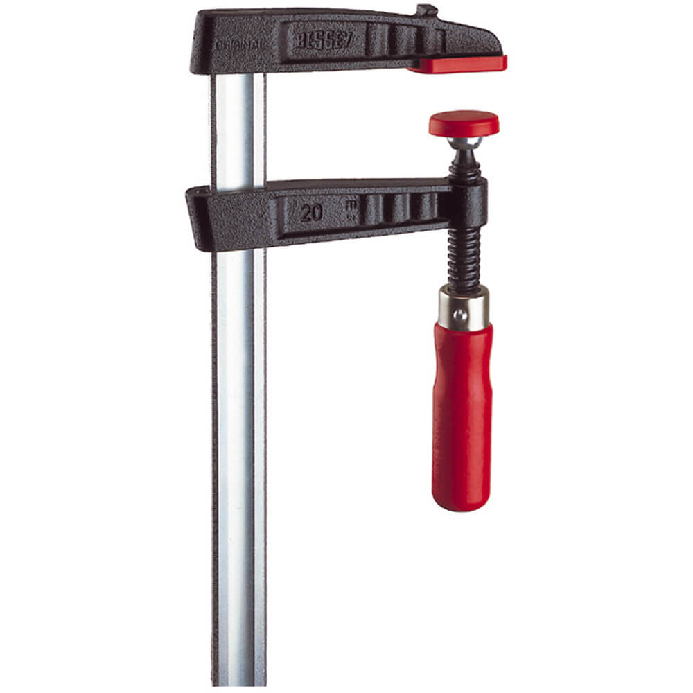 BESSEY TG4.540 Clamp, woodworking, F-style, replaceable pads, 4.5 In. x 40 In., 1000 lb