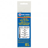 BLADES 5" PLAIN END DOUBLE TOOTH (12 PC)