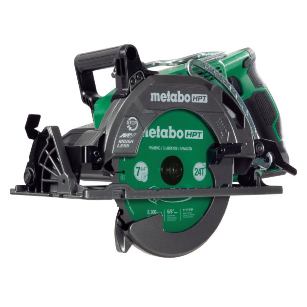METABO HPT C3607DWAQ4 36V Brushless Rear Handle Cordless Track Saw Kit