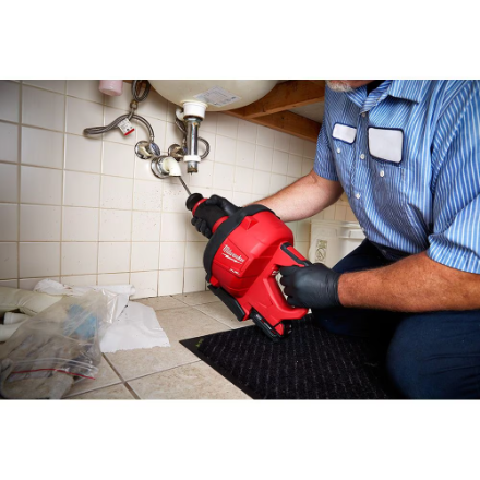 M18 FUEL 18V Lithium-Ion Cordless Drain Cleaning Snake Auger with 5/16-inch Cable Drive Kit