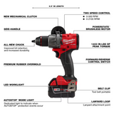 M18 FUEL 18V Lithium-Ion Brushless Cordless Combo Kit (7-Tool) w/ (2) 5.0 Ah Batteries, 2 Tool Bags