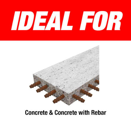Rebar Demon SDS-Max 4-Cutter Hammer Drill Bit – 3/4" × 31" × 36"
