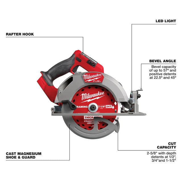 M18 FUEL 7-1/4” Circular Saw (Tool Only)