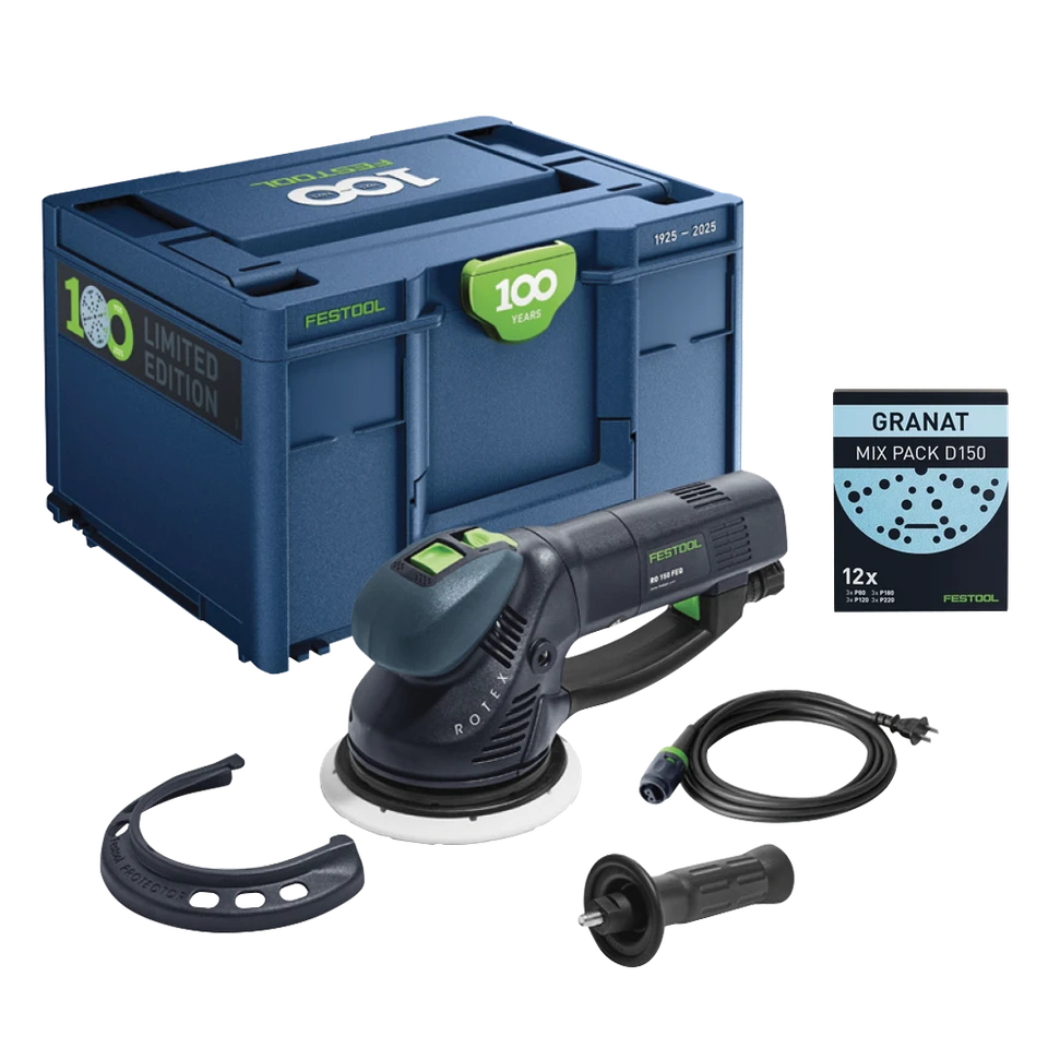 Festool 100 years Multi-Mode Sander ROTEX RO 150 FEQ-Plus 100Y