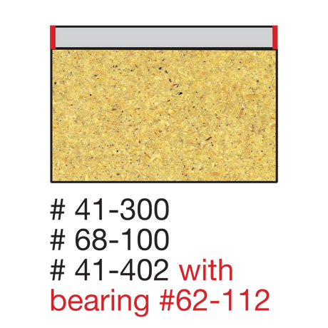 1/4" (Dia.) Flush & Bevel Trim Bit