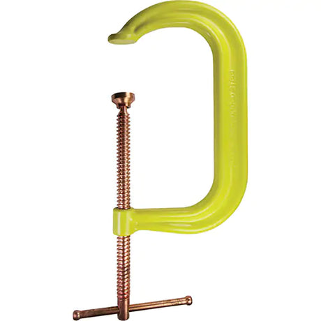 Regular-Duty Deep Throat C-Clamp, 8" (203 mm) Capacity, 5" (127 mm) Throat Depth