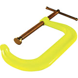 Regular-Duty Deep Throat C-Clamp, 8" (203 mm) Capacity, 5" (127 mm) Throat Depth