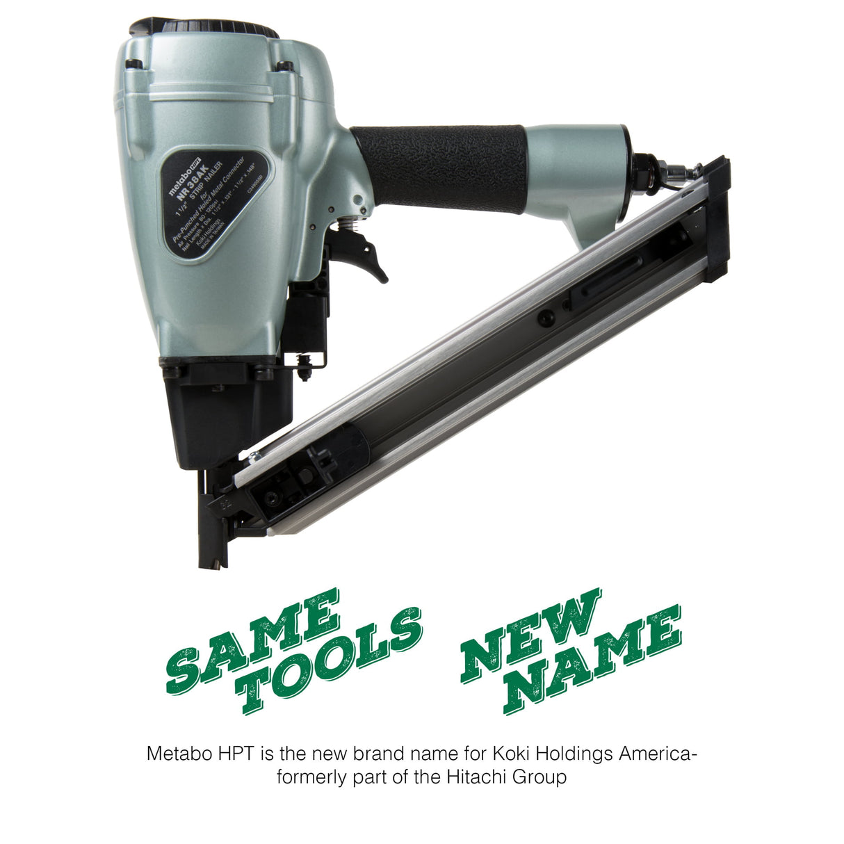 METABO NR38AK 36 Degree 1-1/2 Inch Strap-Tite® Fastening System Strip Nailer