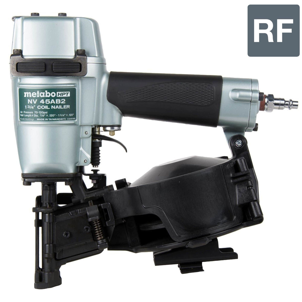 METABO NV45AB2 1-3/4 Inch Coil Roofing Nailer
