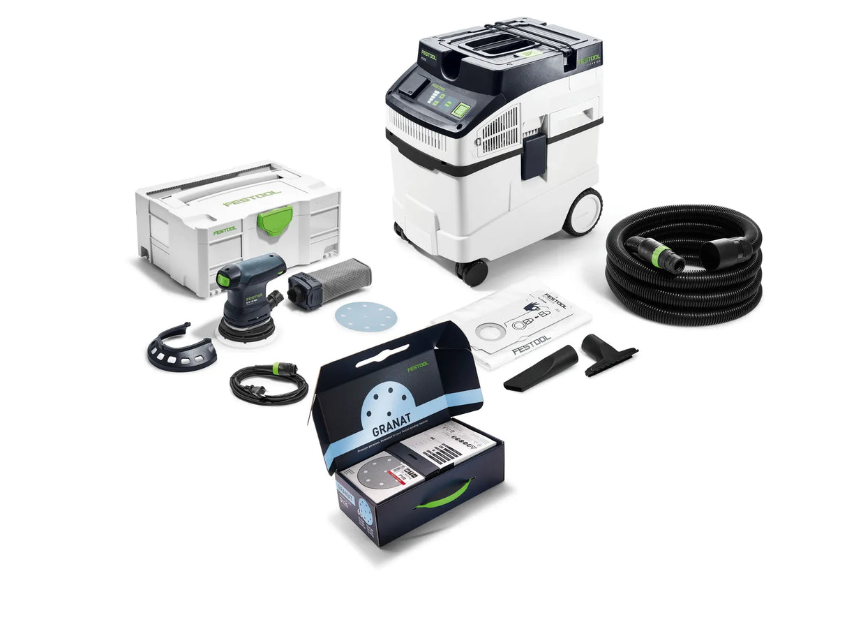 FESTOOL 578984 Starter Sanding Set ETS 125 REQ/ CT 25 HEPA Dust Extractor/